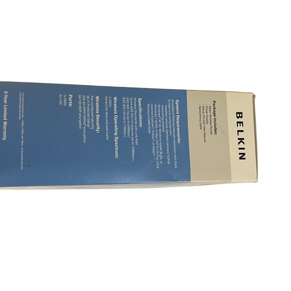 Belkin Basic Wireless Router - Picture 9 of 12
